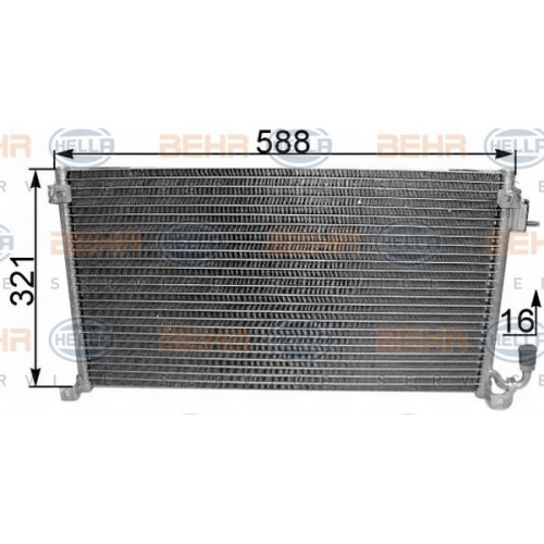 Ψυγείο A/C (Εξωτερικό) PEUGEOT 106 1996 - 2003 010606410 Ψυγείο A/C (Εξωτερικό) PEUGEOT 106 1996 - 2003 010606410