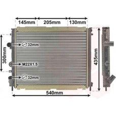 Ψυγείο Νερού RENAULT CLIO 1998 - 2001 010906380