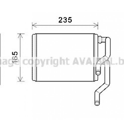 Ψυγείο Καλοριφέρ SUBARU IMPREZA 2001 - 2004 011906500