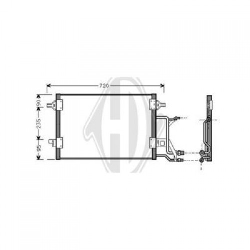 Ψυγείο A/C (Εξωτερικό) AUDI A6 2002 - 2004 ( 4B ) 012206410 Ψυγείο A/C (Εξωτερικό) AUDI A6 2002 - 2004 ( 4B ) 012206410