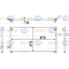 Ψυγείο A/C (Εξωτερικό) SUBARU FORESTER 2000 - 2002 ( SF ) 012606400