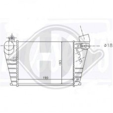 Ψυγείο Intercooler SKODA OCTAVIA 1997 - 2000 ( 4 ) 013606220