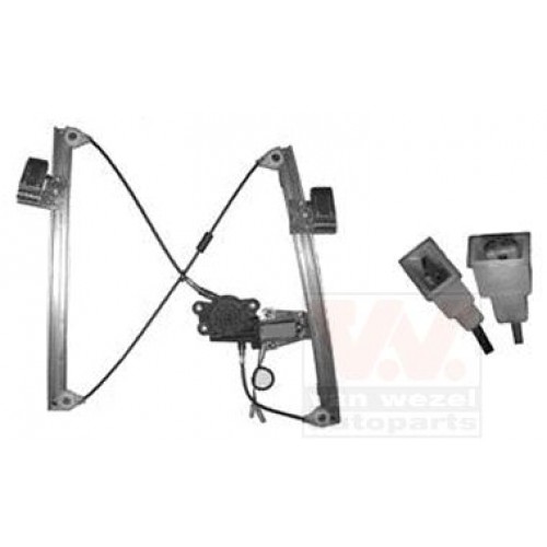 Γρύλος Παραθύρου Ηλεκτρικός Με Μοτέρ FORD FOCUS 2002 - 2004 ( MK1B ) Εμπρός Δεξιά 014707041