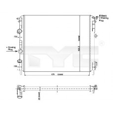 Ψυγείο Νερού DACIA SANDERO 2008 - 2013 BEHR 015006385