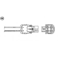 Αισθητήρες Λ (λάμδα) RENAULT LAGUNA 1994 - 1998 ( B56 ) NGK 0156
