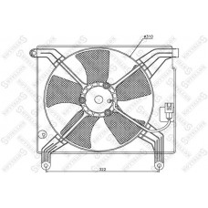 Βεντιλατέρ A/C CHEVROLET-DAEWOO NUBIRA 1997 - 1999 ( J100 ) 021006450