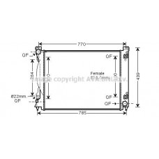 Ψυγείο Νερού AUDI A6 2004 - 2008 ( 4F ) 023406320