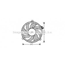 Βεντιλατέρ Νερού PEUGEOT 206 2000 - 2008 ( CC ) 025606450