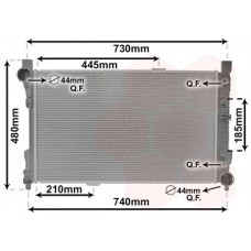 Ψυγείο Νερού MERCEDES SLK 2004 - 2008 ( R171 ) BEHR 027306325