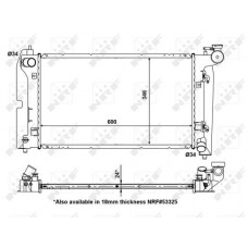 Ψυγείο Νερού TOYOTA COROLLA VERSO 2001 - 2004 ( E120 ) 028206350