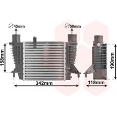 Ψυγείο Intercooler RENAULT MODUS 2005 - 2008 ( FP ) ( JP ) 031006200