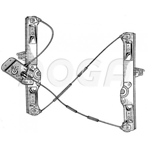 Γρύλος Παραθύρου Μηχανικός OPEL CORSA 2006 - 2011 ( D ) Εμπρός Αριστερά 032807072