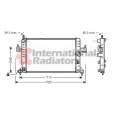Ψυγείο Νερού OPEL CORSA 2000 - 2004 ( C ) VALEO 034206345
