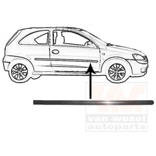 Διακοσμητικό Πόρτας OPEL CORSA 2000 - 2004 ( C ) Εμπρός Δεξιά 034206501