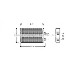 Ψυγείο Καλοριφέρ BMW 3 Series 1999 - 2003 ( E46 ) 035006500