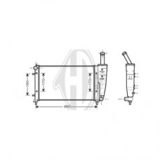 Ψυγείο Νερού FIAT PUNTO 2003 - 2011 ( 188 ) BEHR 038906355