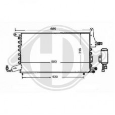 Ψυγείο A/C (Εξωτερικό) SEAT TOLEDO 1990 - 1994 ( 1L ) 039806400