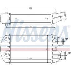 Ψυγείο Intercooler FIAT MULTIPLA 1998 - 2004 ( 186 ) 043506200