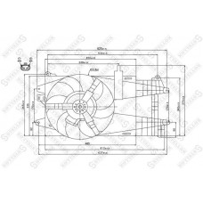 Βεντιλατέρ Νερού FIAT IDEA 2004 - 2007 044206470