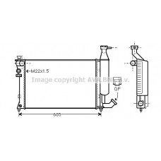 Ψυγείο Νερού CITROEN BERLINGO 1996 - 2002 ( I )( MF ) 049806310