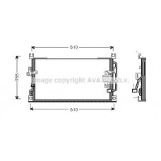Ψυγείο A/C (Εξωτερικό) MITSUBISHI L200 1997 - 1999 ( K60T ) ( K70T ) 050006410