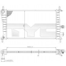 Ψυγείο Νερού FORD FIESTA 1996 - 1999 ( Mk4a ) 053006330