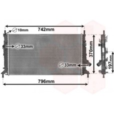 Ψυγείο Νερού VOLVO S40 2004 - 2007 ( MS ) VALEO 054206365