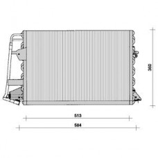 Ψυγείο A/C (Εξωτερικό) FORD ESCORT 1995 - 1998 MK7 055806400