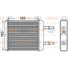Ψυγείο Καλοριφέρ HYUNDAI LANTRA 1995 - 1998 ( J2 ) 057406500