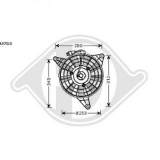 Βεντιλατέρ A/C KIA SPORTAGE 1995 - 1999 ( JA ) 057606450