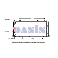 Ψυγείο Νερού AUDI 100 1982 - 1991 ( 44 ) ( 44Q ) ( C3 ) 061206300