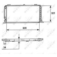Ψυγείο Νερού AUDI 80 1991 - 1995 ( 8C ) ( B4 ) 061506320