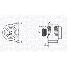 Δυναμό/Εναλλάκτης FIAT BRAVO 2007 - 2011 MAGNETI MARELLI 063377426010