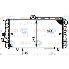Ψυγείο Νερού ALFA ROMEO 33 1983 - 1989 ( 905 ) 065606300
