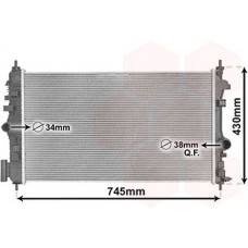 Ψυγείο Νερού OPEL INSIGNIA 2008 - 2013 074406340