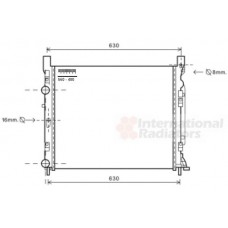 Ψυγείο Νερού RENAULT KANGOO 2009 - 2013 ( KW ) BE BOP 078406310