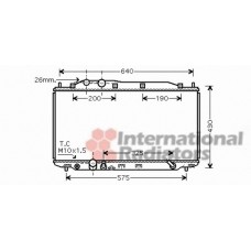 Ψυγείο Νερού HONDA CIVIC 2006 - 2009 ( FD / K / N ) 081106310