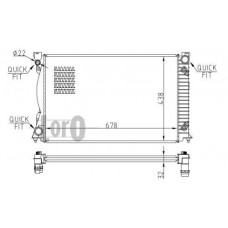 Ψυγείο Νερού AUDI A6 2008 - 2010 ( 4F ) 084706340