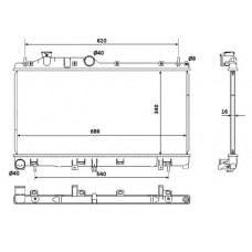 Ψυγείο Νερού SUBARU IMPREZA 2008 - 2014 095906300