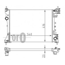 Ψυγείο Νερού ALFA ROMEO MITO 2008 - 2013 097606300