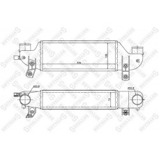Ψυγείο Intercooler FORD TRANSIT CONNECT TOURNEO 2002 - 2006 098306210