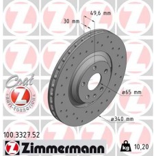 Δισκόπλακες AUDI TT 2006 - 2011 ( 8J ) ZIMMERMANN 100