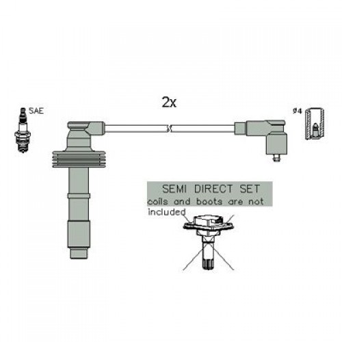 Μπουζοκαλώδιο / Εξαρτήματα Σύνδεσης VOLVO S40 1995 - 2000 ( VS ) HITACHI 134958