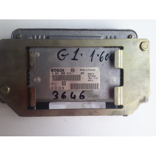 Εγκέφαλος Κινητήρα CITROEN XSARA 2000 - 2003 BOSCH 0261206214 Εγκέφαλος Κινητήρα CITROEN XSARA 2000 - 2003 BOSCH 0261206214
