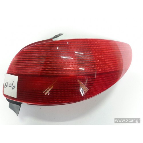 Φανάρι Πίσω PEUGEOT 206 1998 - 2002 Δεξιά XC4689