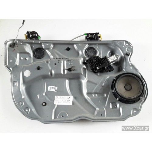 Γρύλλος Παραθύρου Ηλεκτρικός Με Πλαίσιο VW POLO 2005 - 2009 ( 9N3 ) VOLKSWAGEN Εμπρός Αριστερά 6Q2959802F