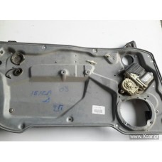 Γρύλλος Παραθύρου Ηλεκτρικός Χωρίς Μοτέρ Με Πλαίσιο SEAT IBIZA 2002 - 2006 ( 6LZ ) Εμπρός Αριστερά 6L3837552G