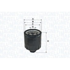 Φίλτρο λαδιού VW NEW BEETLE 2005 - 2011 ( 9C1 ) MAGNETI MARELLI 152071758732