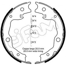 Χειρόφρενο TOYOTA RAV-4 2005 - 2010 ( XA30 ) CIFAM 153-450K