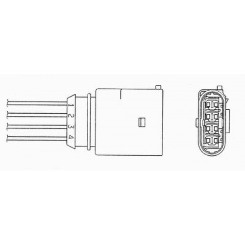 Αισθητήρες Λ (λάμδα) AUDI A4 2005 - 2008 ( 8E )( 8H ) NGK 1789